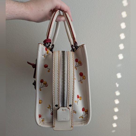 Coach Rogue 25 With Cherries Print - Picture 4 of 16